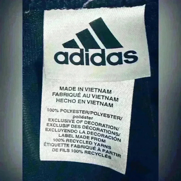 Adidas Youth Tall Size Large/14, Classic Tricot Jogger, Black with Pink Stripes - Picture 12 of 14